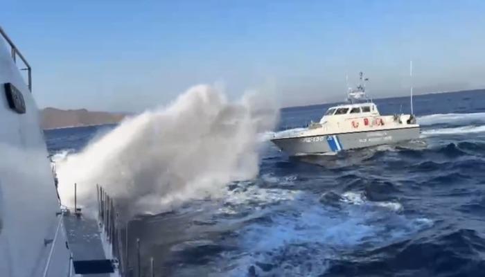 Bodrum’da Türk gemisini taciz eden Yunan gemisine Türk sahil güvenliği müdahale etti