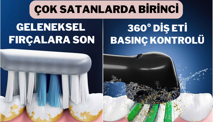 En çok satan Oral-B Pro3-3500 şarjlı diş fırçası satışta