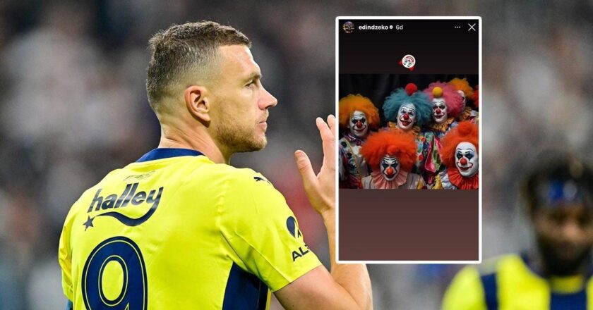 F.Bahçeli Edin Dzeko, Galatasaray maçı sonrası yaptığı paylaşımla ortalığı karıştırdı!