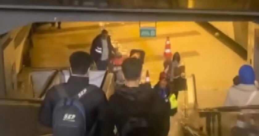 Küchukçekmece’de Metrobus alt geçidi