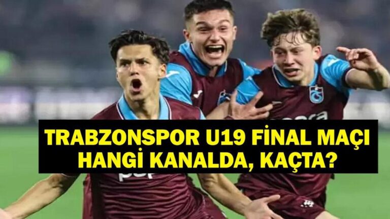 Trabzonspor U19 hangi kanalla eşleşiyor? Trabzonspor U19 Barcelona U19 Maç Ne zaman? Kupaya bir adım!