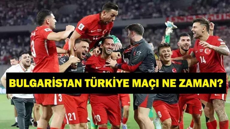 Bulgaristan-Türkiye milli takımı maçı ne zaman, saat kaçta ve hangi kanalda yayınlanacak?